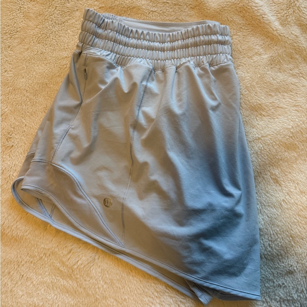 Lululemon Hotty Hot high rise blue shorts size 14